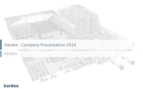 Kardex Company Presentation.